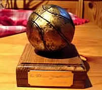 A forged souvenir. A ball 